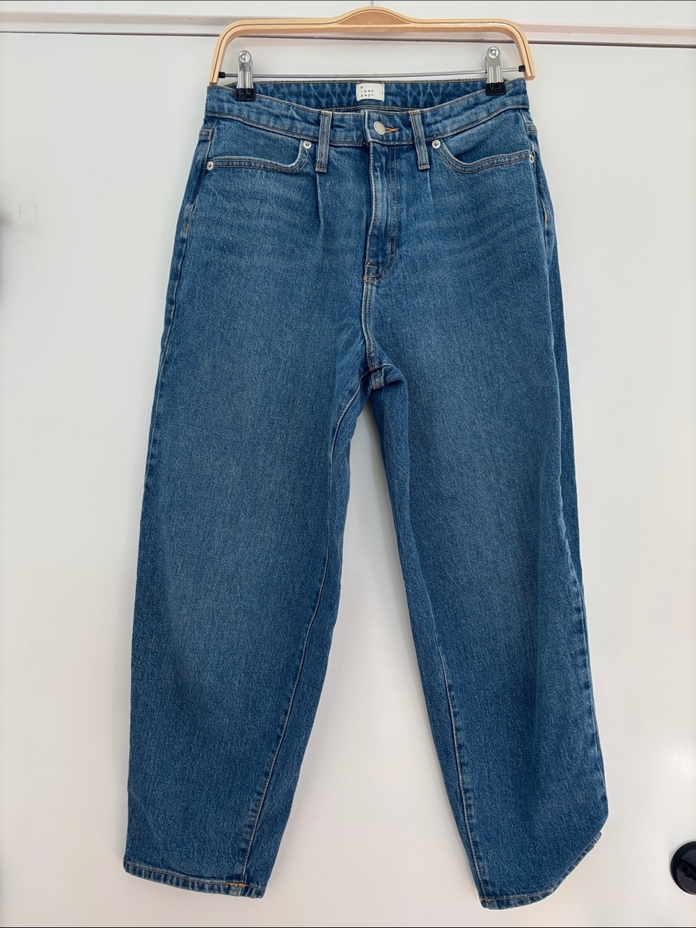 A New Day High-Rise Front Pleated Tapered Leg Jeans